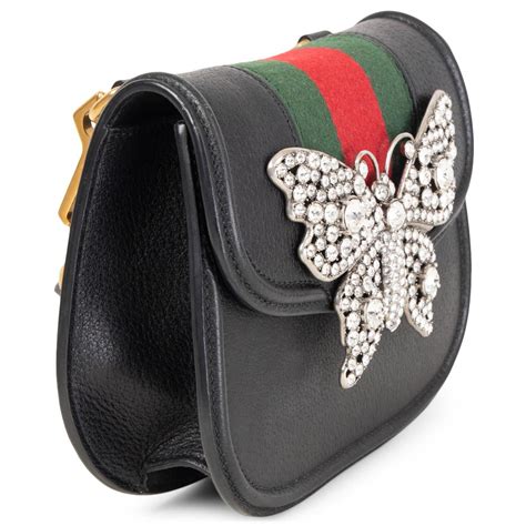 gucci butterfly bag totem small|gucci bag with butterfly buckle.